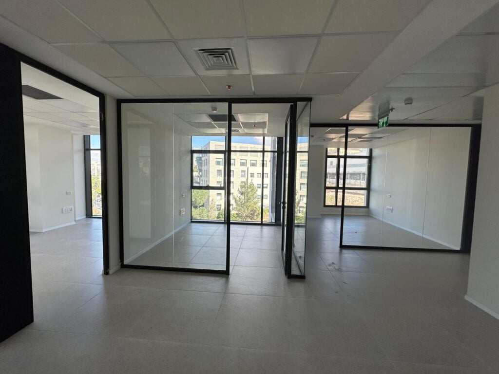 משרדים מפוארים להשכרה בירושלים במגדל חדש
